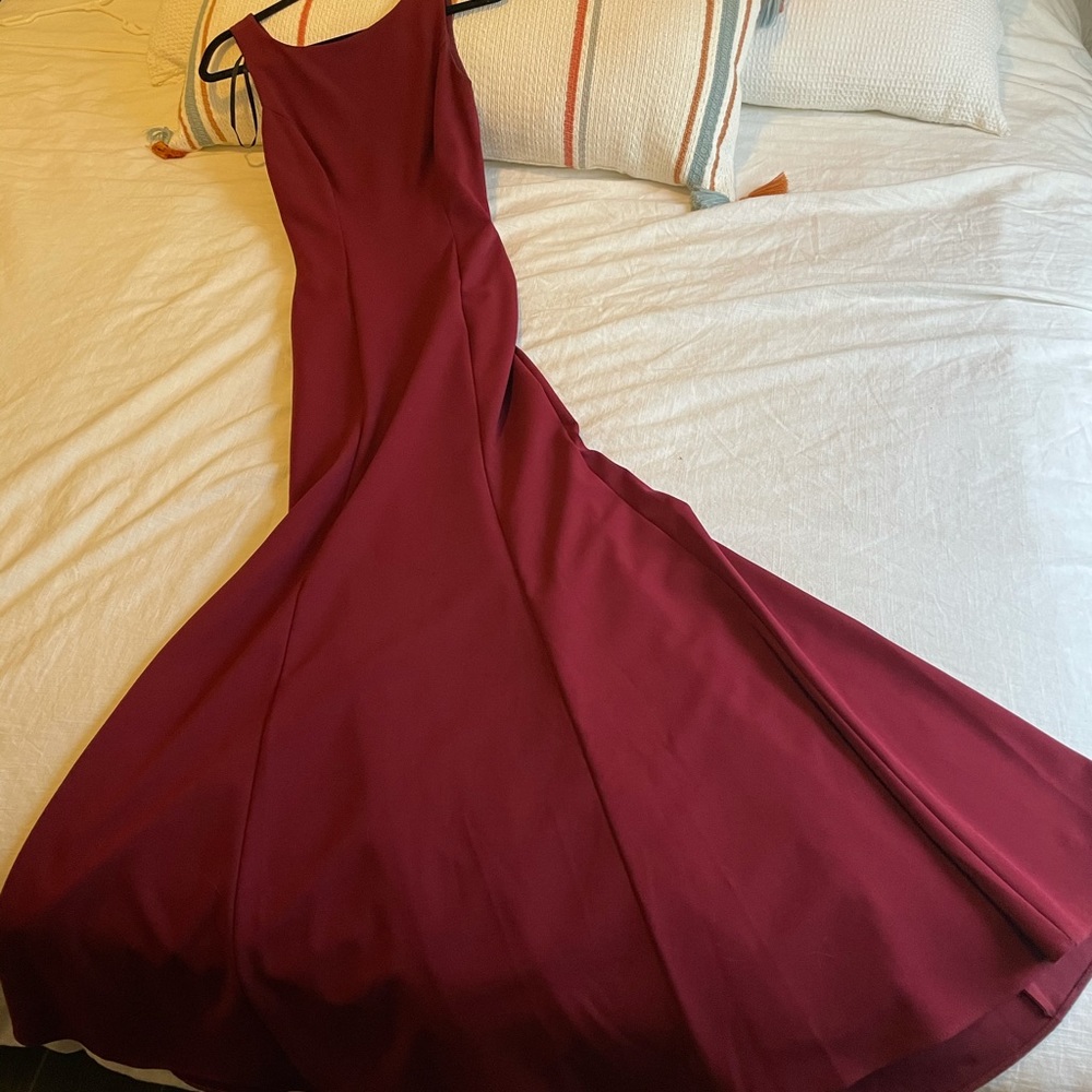 BHLDN Misty dress, color Bordeaux size 4.